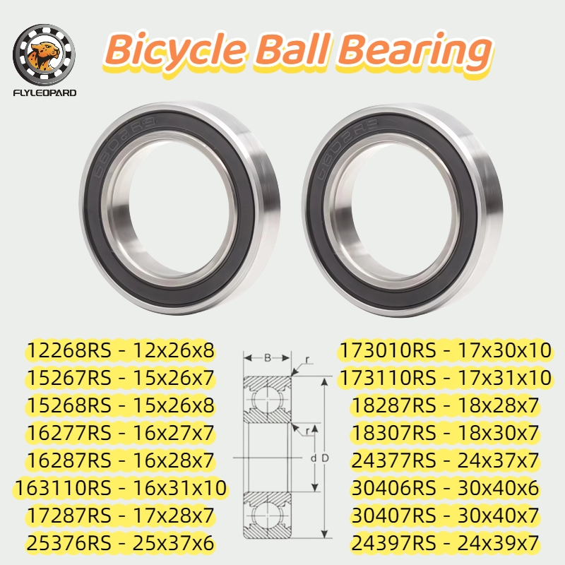 Bottom Bracket Press - 2 adet 173010 poyra rulmanı 17x30x10mm