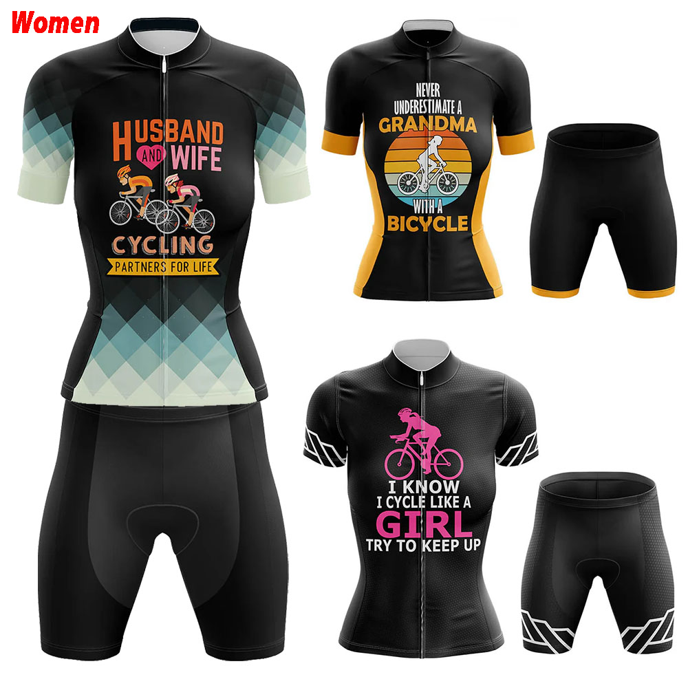 Mountain Biking Outfits Women - Karı koca Polyester bisiklet giyim üniforma