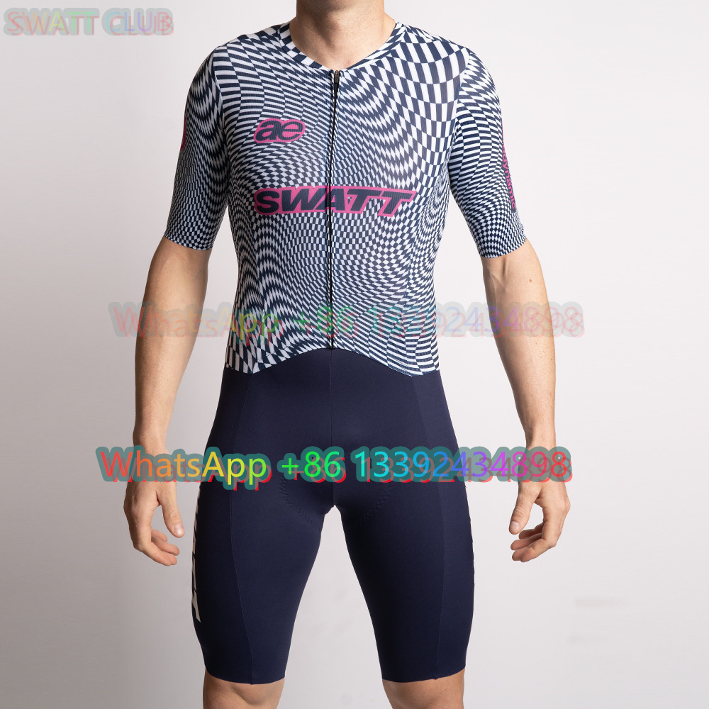 Mountain Biking Clothes - SWATT kulübü triatlon Bodysuit erkekler bisiklet