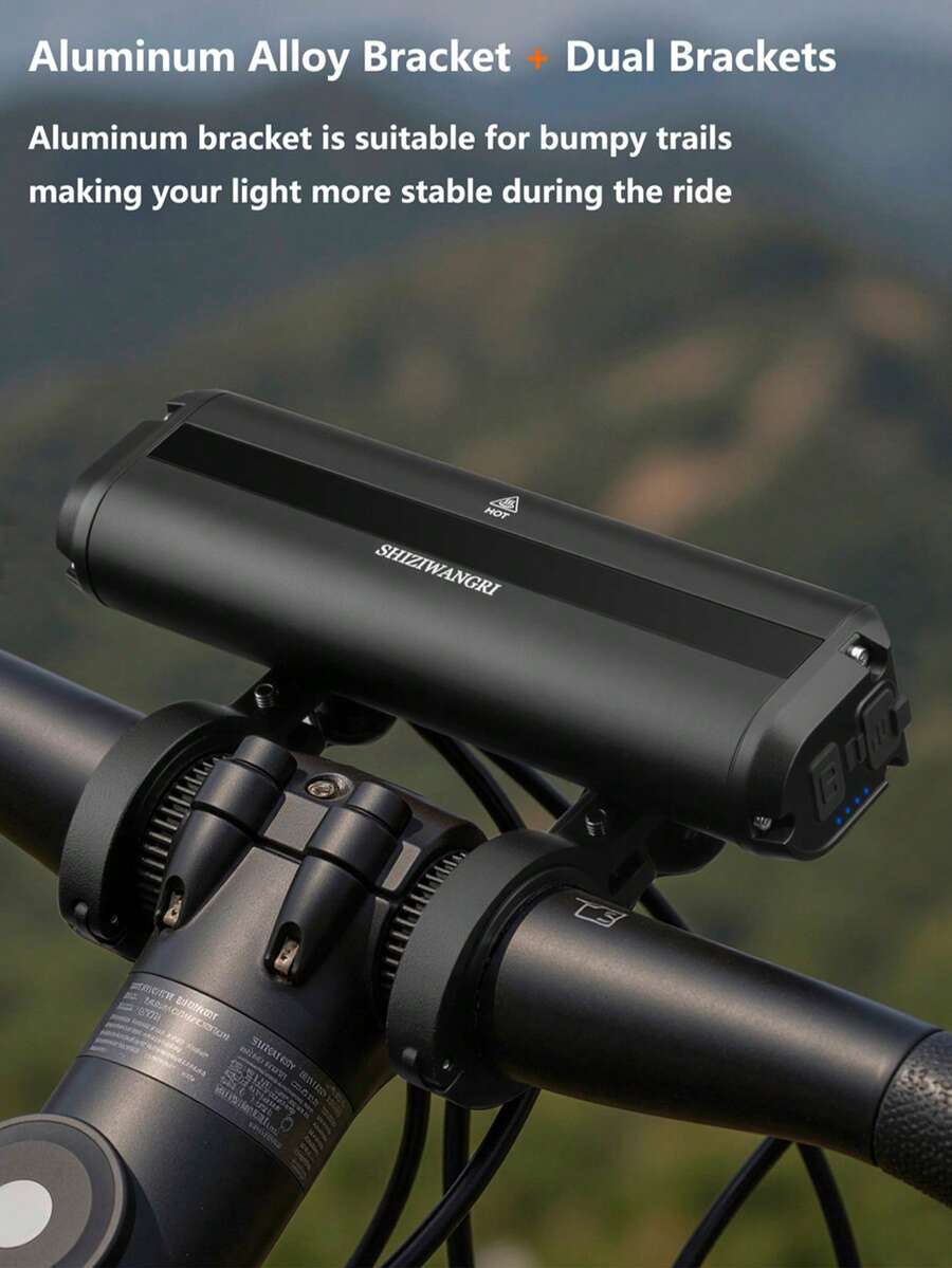 Mountain Biking Usa - 4000mAh Süper Parlak LED Bisiklet Lambası,