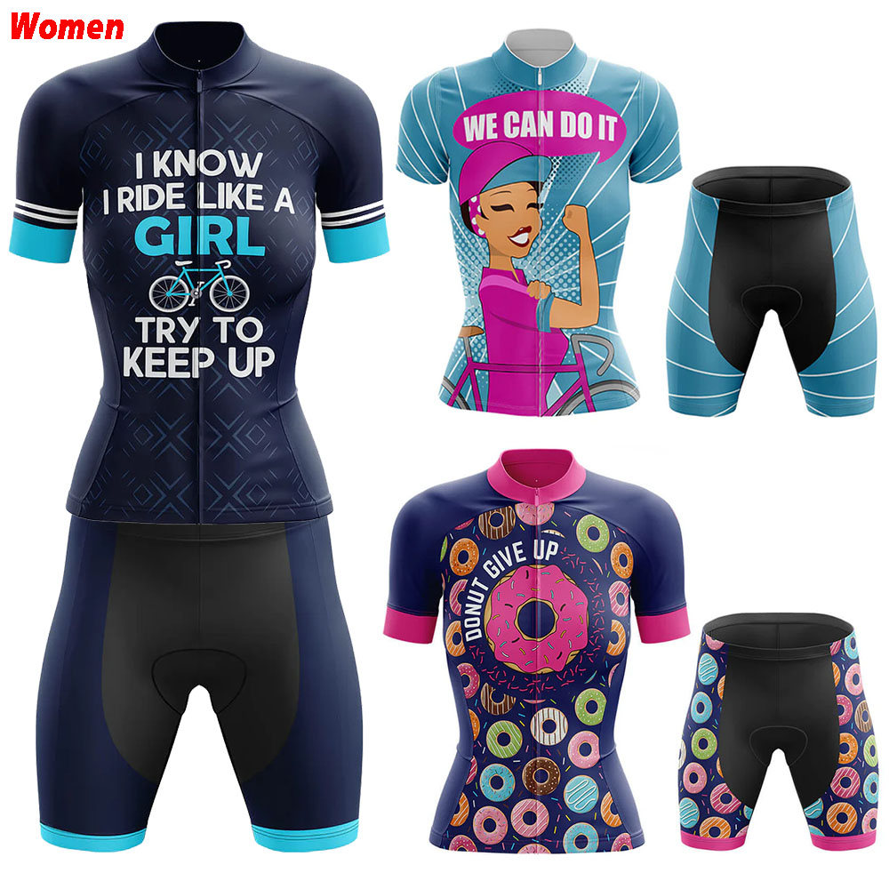 Mountain Biking Outfits Women - Bir Kız Gibi Polyester Bisiklet Giyim