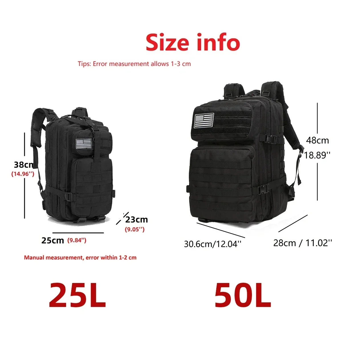 25L/50L Taktik Sırt Çantası Mo - Mountain Biking Waist Pack incelemesi ve fiyatı